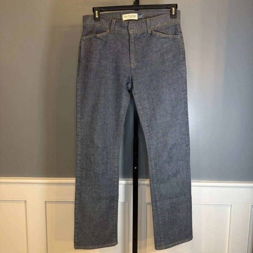 GAP Women's Hip-Hugger Stretch Blue Medium Wash Jeans